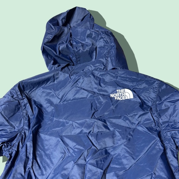 Youth The North Face Jacket Navy Blue Youth Size XS Windbreaker Wall Zip Up - Picture 9 of 9